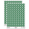 thumbnail image 1 of Cool Cat with Sunglasses and Mustache 200+ Round Stickers - Dark Green - Matte Finish - 0.50" Size, 1 of 3