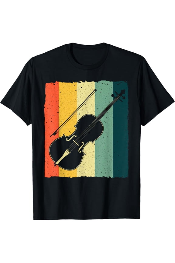 Cool Cello Art For Men Women Kids Music Cello Player Cellist T-Shirt