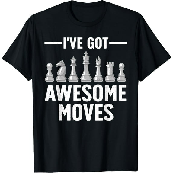 Cool Chess For Men Kids Boys Chess Players Game Chess Lovers T-ShirtMen and women, White Black T-shirt, size: Extra large S-357XL