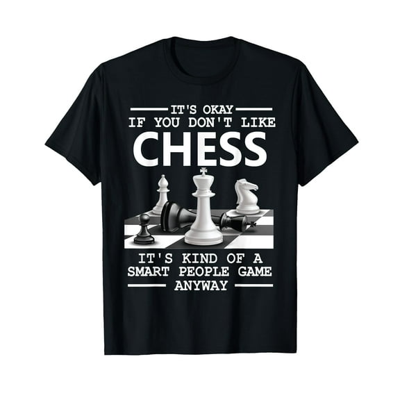 Cool Chess Players Art For Men Boys Kids Funny Chess Lover T-Shirt