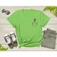 thumbnail image 1 of Cool Chicken Hen Rooster in Pocket with Meme Sunglasses T-Shirt Pocket Chicken Shirt for Men Women Kids Boys Girls Teens Graphic Tshirt, 1 of 7