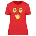 thumbnail image 1 of Cool Chicken Poses Cartoon T-Shirt Women -Image by Shutterstock, Female XX-Large, 1 of 2