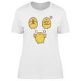 thumbnail image 1 of Cool Chicken Poses Cartoon T-Shirt Women -Image by Shutterstock, Female XX-Large, 1 of 2