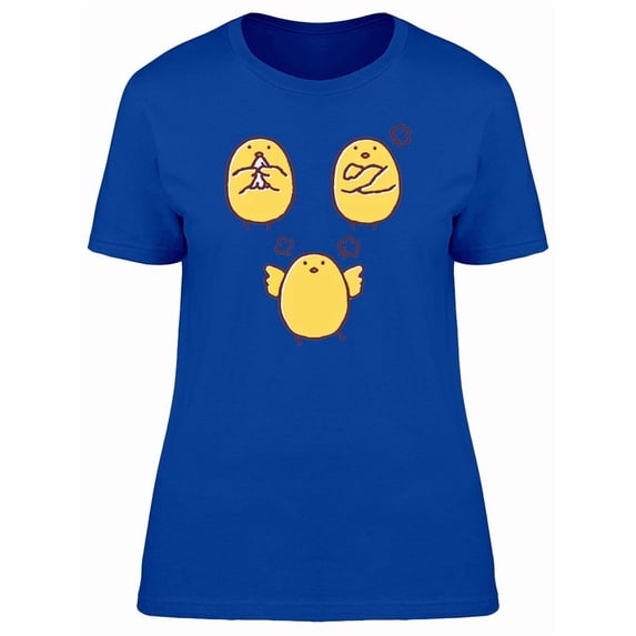 Cool Chicken Poses Cartoon Tee Women's -Image by Shutterstock
