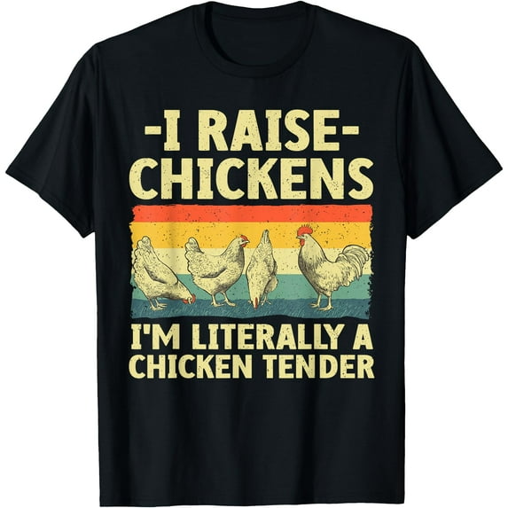 Cool Chicken Tender Art for Men Women Poultry Chicken Farmer T-Shirt,Light Blue Color,Size YouthM