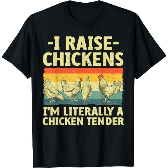 Cool Chicken Tender Art for Men Women Poultry Chicken Farmer T-Shirt