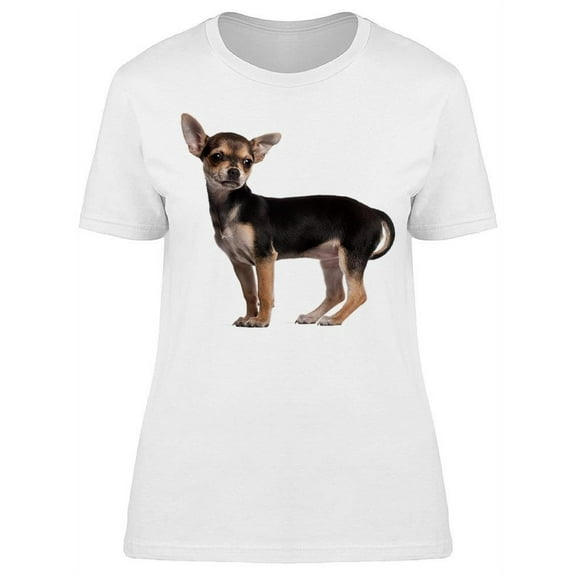 Cool Chihuahua Posing T-Shirt Women -Image by Shutterstock, Female Medium
