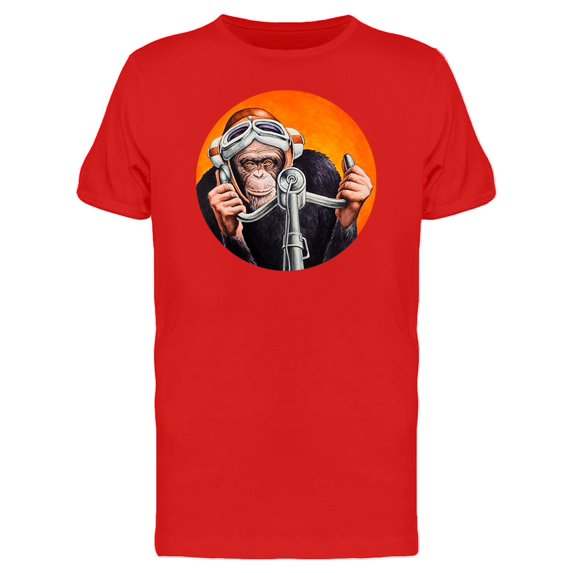 Cool Chimpanzee Pilot Tee Men's -Image by Shutterstock