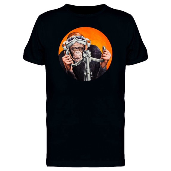 Cool Chimpanzee Pilot Tee Men's -Image by Shutterstock