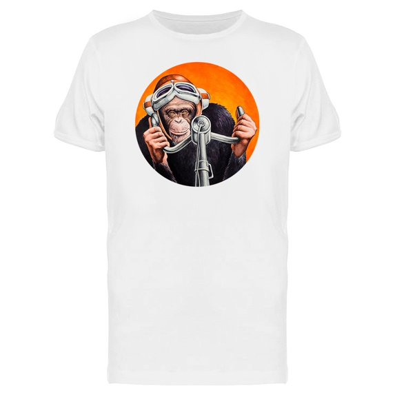Cool Chimpanzee Pilot Tee Men's -Image by Shutterstock