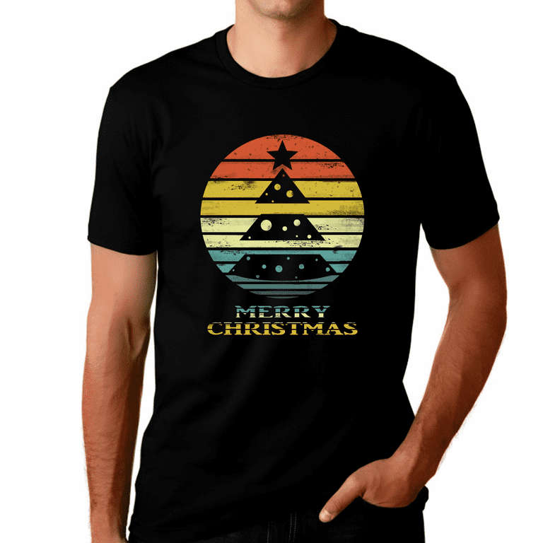 Cool Christmas Shirts for Men Vintage Christmas Clothes Family