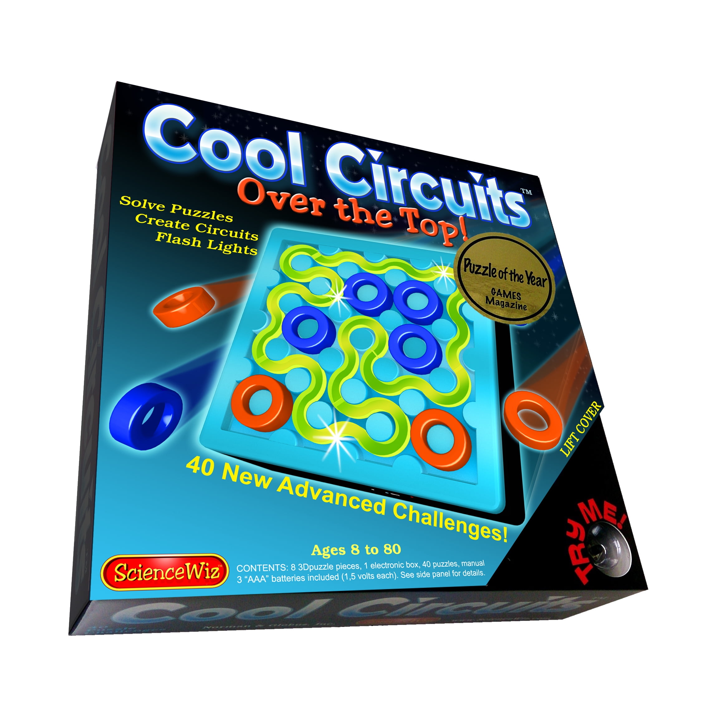 ★未開封★ファイテン ウォーター カートリッジ 接続キットセット ScienceWiz Cool Circuits Puzzle, STEM Electric Kit, 40 Challenges