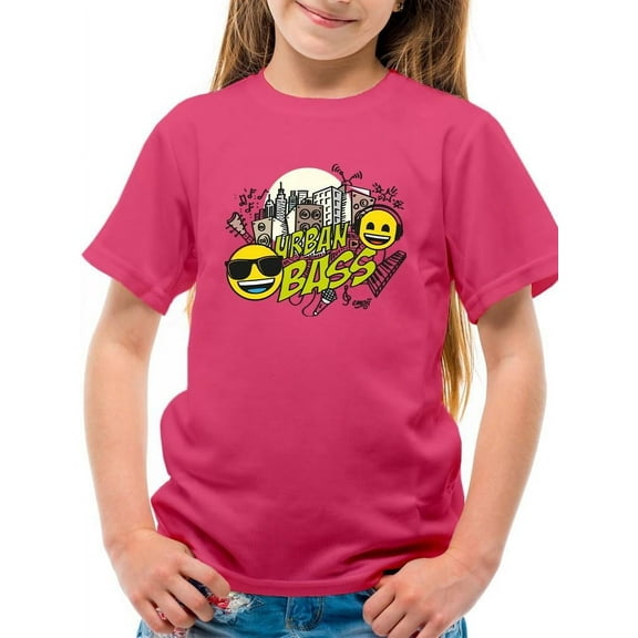 Cool City Urban Bass Trendy Graphic Symbol T-shirt