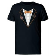 Cool Classy Gentleman Suit T-Shirt Men -Image by Shutterstock, Male Medium