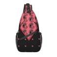 thumbnail image 1 of Cool Colorful Retro Paisley Pattern Crossbody Sling Backpack Men Boho Bohemian Floral Art Shoulder Chest Bags for Camping Biking, 1 of 7