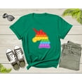 thumbnail image 1 of Cool Colorful Unicorn Pop It Fidget Shape Multicolor T-Shirt Unicorn Graphic Design Lover Gift T Shirt for Men Women Girls Boys Tshirt, 1 of 8