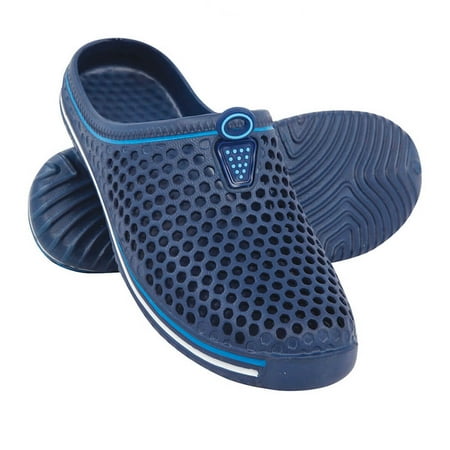 Cool Comfort Clogs, Navy Blue, Men’s 10