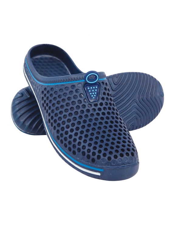 Cool Comfort Clogs, Navy Blue, Men’s 9