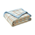 thumbnail image 1 of Cool Comforter, Summer Bedding, Breathable Cooling Blanket for Bedroom Napping, 150x200cm Soft Cotton Blend, 1 of 7