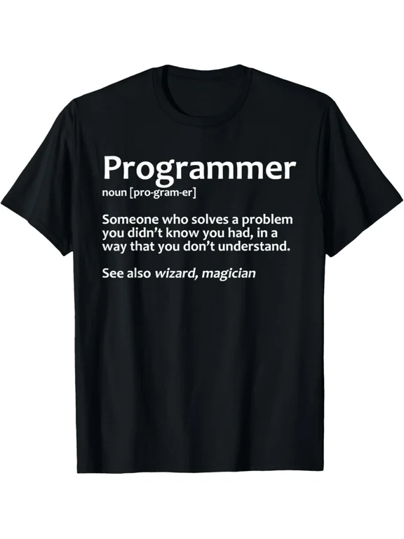 Cool Computer Programmer For Men Women IT Programming Coding Gift Unisex T-Shirt