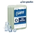 thumbnail image 1 of Cool Coolers by Fit & Fresh XL Slim Ice Packs, Space Saving Reusable Ice Packs for Lunch Boxes, Freezer Packs, Reusable Ice Packs for Lunch Boxes & Coolers, 4pk, Sage, 1 of 10