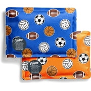Cool Coolers by Fit & Fresh, Soft Ice Packs for Lunch Box & Cooler Bag, Reusable & Flexible, Sports, 2pk.