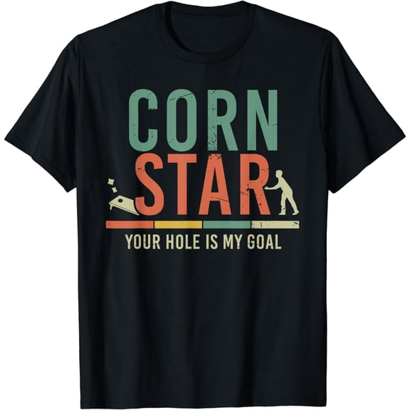 t-shirtCool Cornhole Art Men Women Corn Hole Bag Toss Tournament T-Shirt mens t shirt，black，women，funny，misfits，men，journey