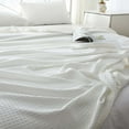 thumbnail image 1 of Cool Cotton Bamboo Rayon Blanket with Natural Temperature Regulation, Breathable Moisture-Wicking Fabric and Vintage Textured Weave, Lightweight Throw for Hot Sleepers Bed Couch Use, 1 of 8