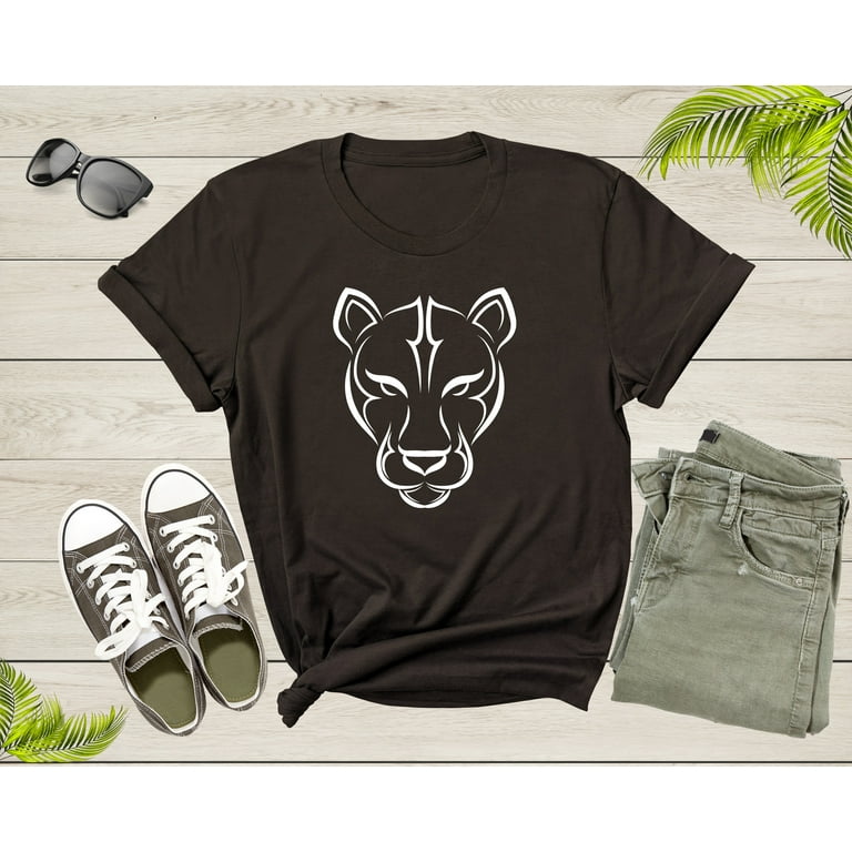 Panther Tshirt Wild Animal Head Adult Mens Tees Tops Panther Tshirt Wild Animal Head Adult Mens Tees Tops