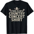 thumbnail image 1 of Cool Country Concert For Men Women Country Music Lover T-Shirt, 1 of 4