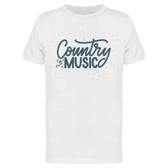 Cool Country Music  T-Shirt Men -Image by Shutterstock, Male 3X-Large