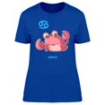 thumbnail image 1 of Cool Crab Cancer T-Shirt Women -Image by Shutterstock, Female Medium, 1 of 2