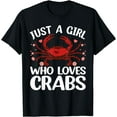thumbnail image 1 of Cool Crab For Women Girls Crab Eating Lover Lobster Crabbing T-Shirt, 1 of 3