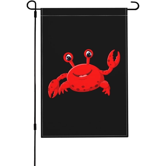Cool Crabs Garden Flags for Outside 12x18 Inch Double Sided Durable Spring Summer Garden Flag Patio Banner Home Lawn Decor Flag
