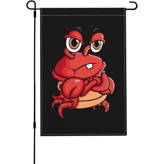 Cool Crabs Garden Flags for Outside 12x18 Inch Double Sided Durable Spring Summer Garden Flag Patio Banner Home Lawn Decor Flag