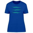thumbnail image 1 of Cool Crawling Crocodile Doodle T-Shirt Women -Image by Shutterstock, Female XX-Large, 1 of 2
