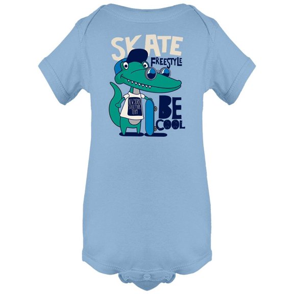 Cool Crocodile Skater Bodysuit Infant -Image by Shutterstock, 18 Months