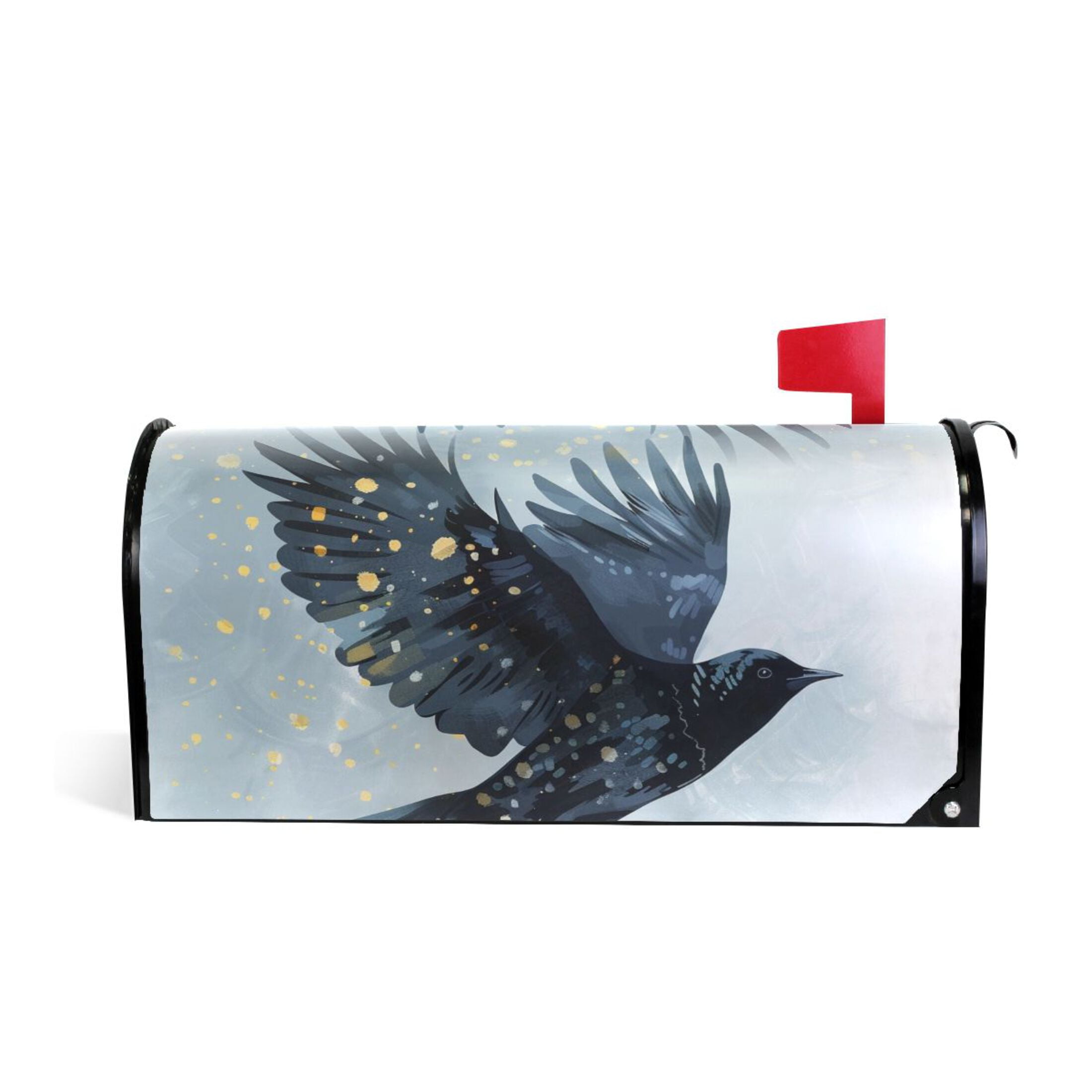 Cool Crow Flying Magnetic Mailbox Covers 21