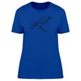 thumbnail image 1 of Cool Crow Sketch T-Shirt Women -Image by Shutterstock, Female XX-Large, 1 of 2