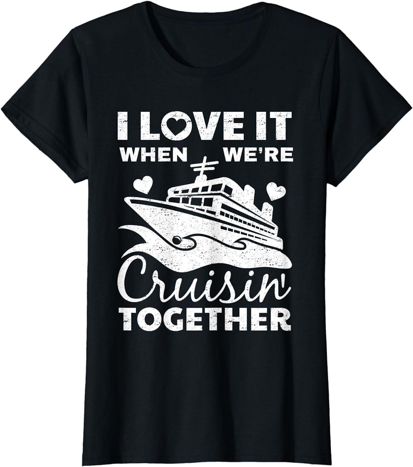 Cool Cruise Art Men Women Cruise Ship Couple Family Vacation T-Shirt T ...