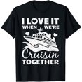 thumbnail image 1 of Cool Cruise Art Men Women Cruise Ship Couple Family Vacation T-Shirt, 1 of 4