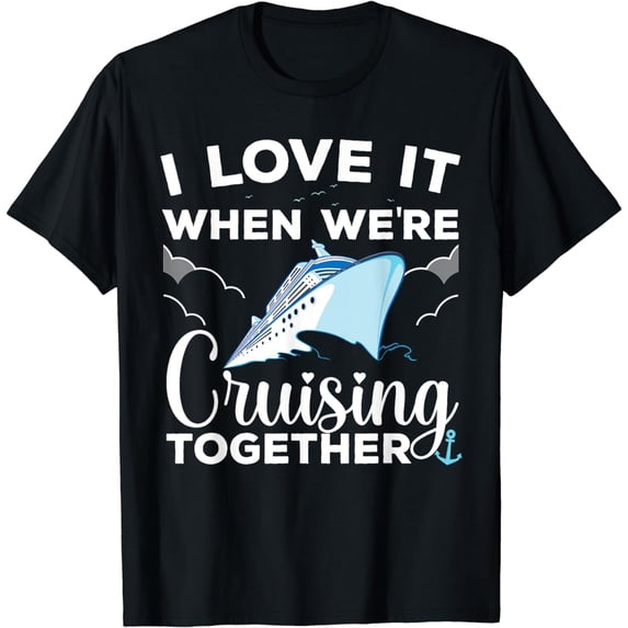 Cool Cruise Art Men Women Cruising Lover Matching Couple T-Shirt