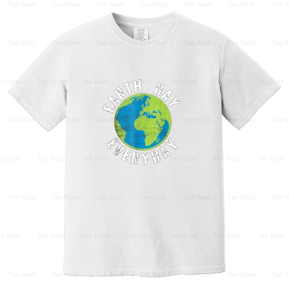 Cool Cute Earth Day 2024 Funny Earth Day Everyday Environment Planet, Comfort Color T-Shirt Unisex, up to 4XL