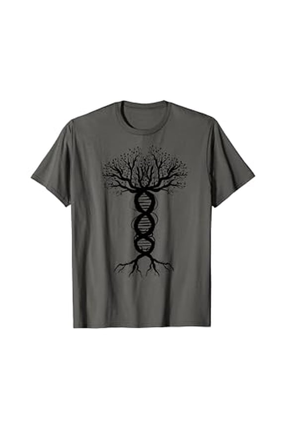 Cool DNA Tree Graphic T-Shirt for Plant Genealogy Students and Nature Lovers