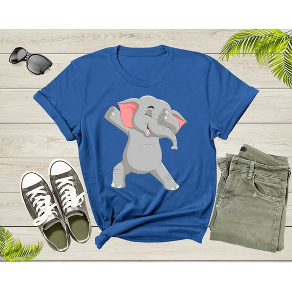 Cool Dabbing Dancing Elephant for Men Women Kids Boys Girls T-Shirt Dabbing Elephant Shirt for Men Women Kids Boys Girls Teens Gift Tshirt
