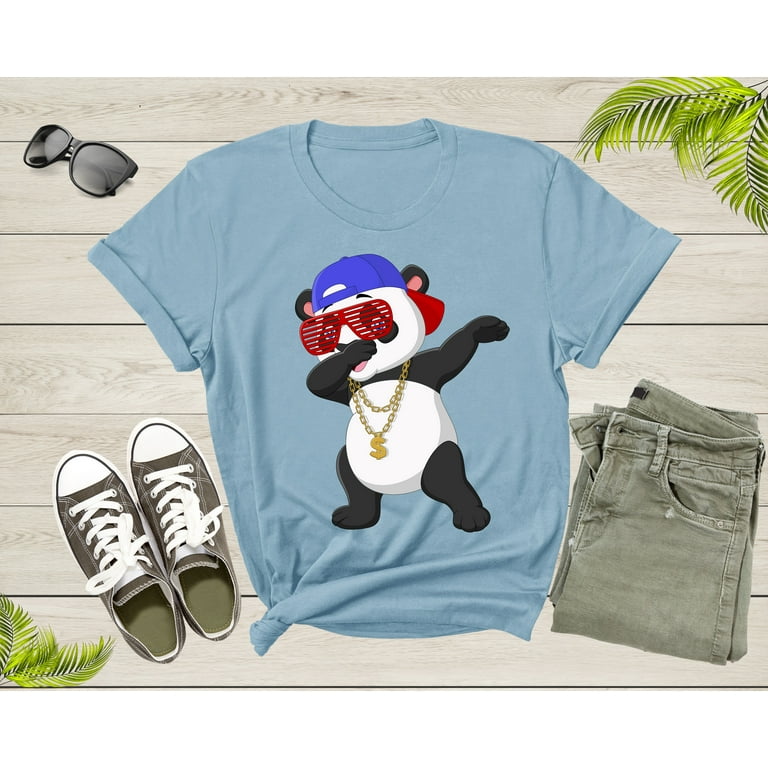 Cool Panda T Shirt With Sunglasses Cool Gift Men Women Kids Cool Panda T Shirt With Sunglasses Cool Gift Men Women Kids