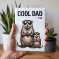 thumbnail image 1 of Cool Dad Club Greeting Card – Fun Otter Illustration – Blank Inside for Personal Messages – Perfect for Father’s Day, Dad’s Birthday, or Any Celebration, 1 of 3