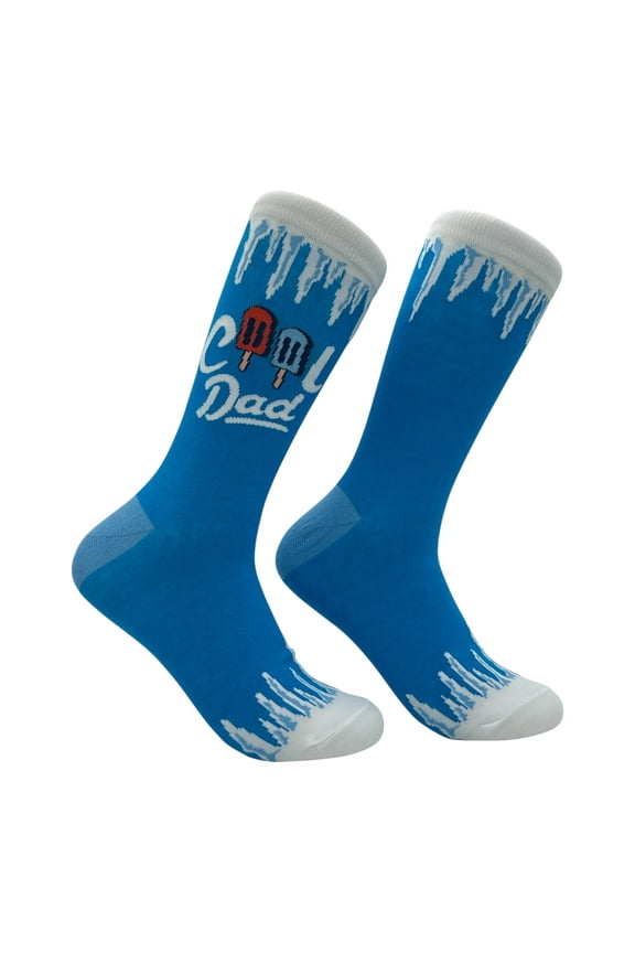 Cool Dad Socks Funny Sarcastic Fathers Day Graphic Novelty Footwear for Men