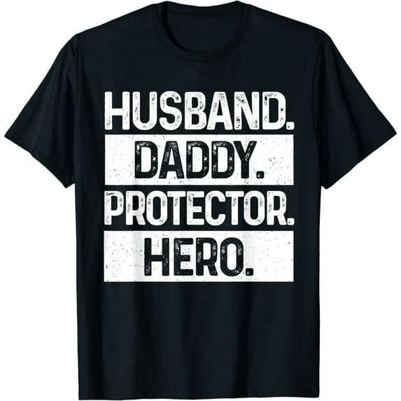 Cool Daddy For Men Dad Husband Hero Protector Male Parent T-Shirt