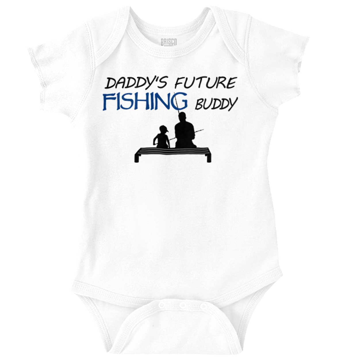 Cool Daddy's Future Fishing Buddy Bodysuit Jumper Boys Infant Baby Brisco  Brands 18M